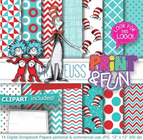 Kit Papel Digital Scrapbook Gatos Animados