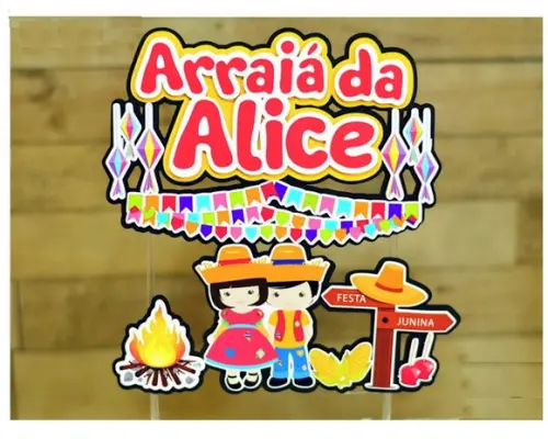 Arquivo Silhouette Topper De Bolo Festa Junina