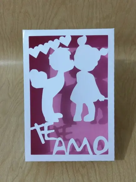 Arquivo Silhouette Caixa Presentes ou doces para Namorados
