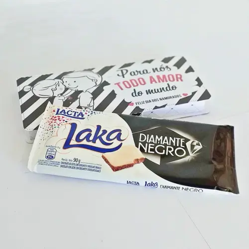 Arquivo Silhouette Caixa Barra Chocolate Dia dos Namorados