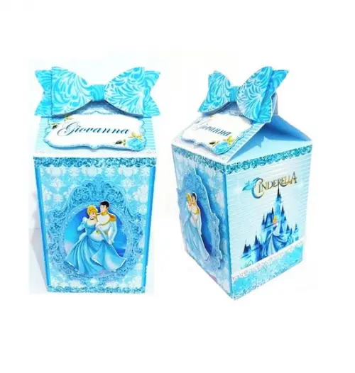 Arquivo Silhouette Milk Azul Cinderela