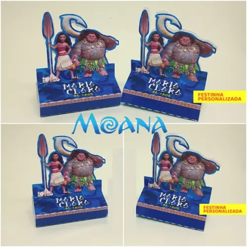 Arquivo Silhouette Porta Bis Duplo Festa Infantil Moana