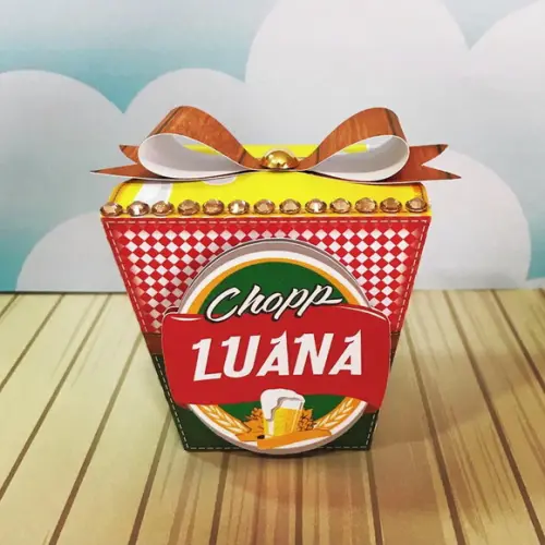 Arquivo Silhouette Caixa Sushi aniversário Brahma