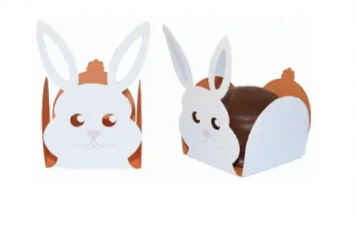 Arquivo Silhouette Forminha Coelhinho Pascoa