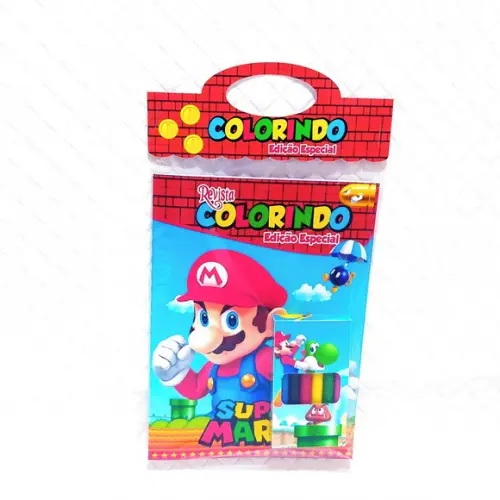 Arquivo de Corte Revistinha para Colorir Super Mario pdf