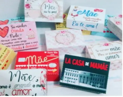 Arquivo Silhouette kit de Caixas Bombons dia das Mães