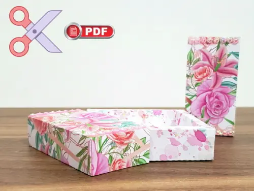 Arquivo PDF Caixa Doce Dia das Mães Florido