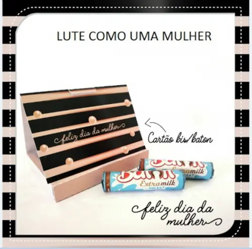 Arquivo Silhouette CARTÃO BIS BATON LUTE