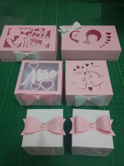 Arquivo Silhouette Kit Caixa Dia Das Mães