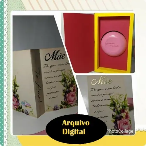 Arquivo Silhouette Caixa para um Sabonete Dia Das Mães