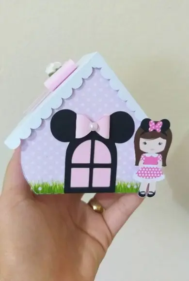 Arquivo Silhouette Casa da Minnie