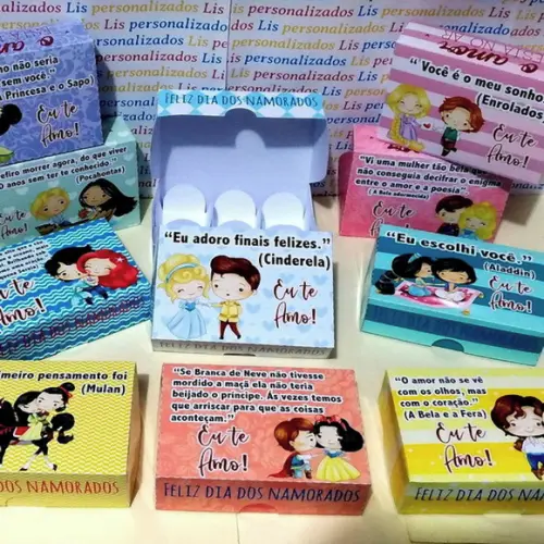 Arquivo Silhouette Kit 10 Caixas Docinhos Dia dos Nam