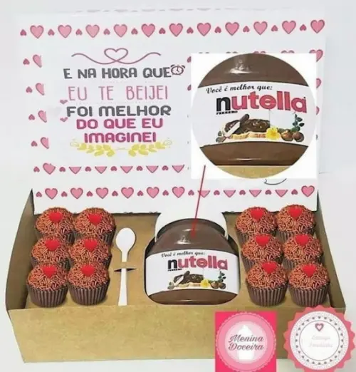 Arquivo Silhouette Caixa Nutella dia dos Namorados