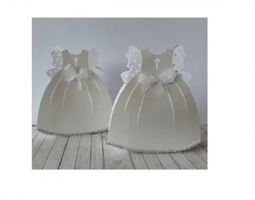Arquivo Silhouette Vestido Batizado