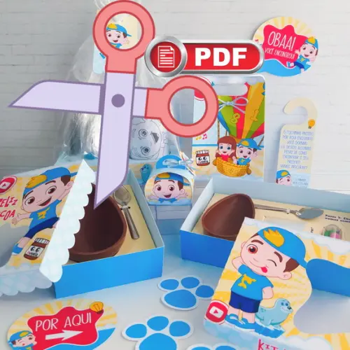 Arquivo (PDF) Páscoa Lucas Infantil Menino Corte Tesoura