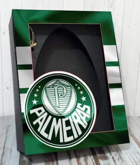 Arquivo Silhouette Caixa Ovo de Páscoa Times Futebol palmeir