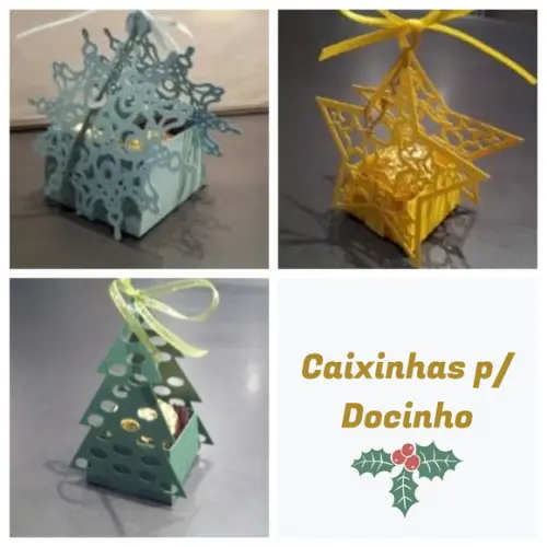 Arquivo Silhouette Caixinhas para Doces Natal