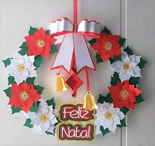 Arquivo Silhouette Guirlanda Decoração Natal