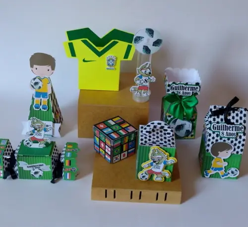 Arquivo Silhouette Kit Futebol Copa do Mundo