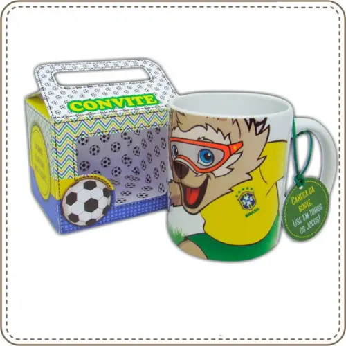 Arquivo Silhouette Caixa Caneca Futebol Copa Do Mundo