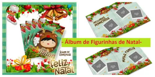 Arquivo de Corte Silhouette Álbum de Natal