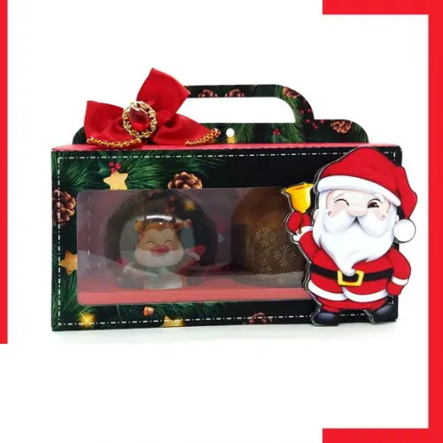 Arquivo Silhouette Caixa Mini Panetone e Bolinha de natal