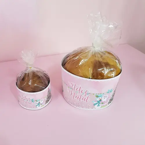Saia para Panetone Arquivo de corte Silhouette de natal