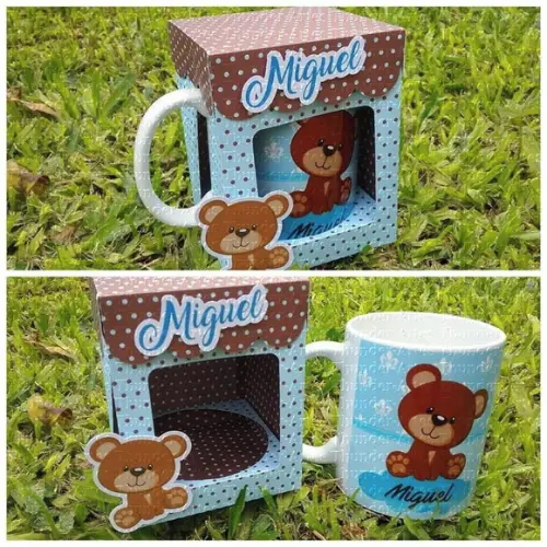 Arquivo de Corte Silhouette Caixa para Caneca