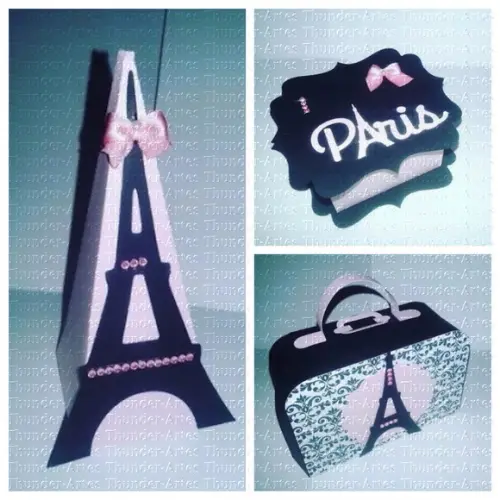 Arquivo de corte Silhouette kit Paris