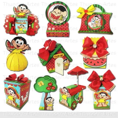 Arquivo D Corte Silhouette Kit Caixinhas para Festa Infantil