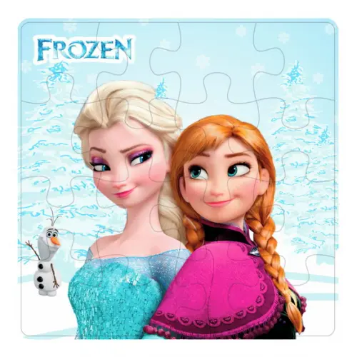 Arquivo Silhouette Quebra Cabeça Frozen dias das Cri