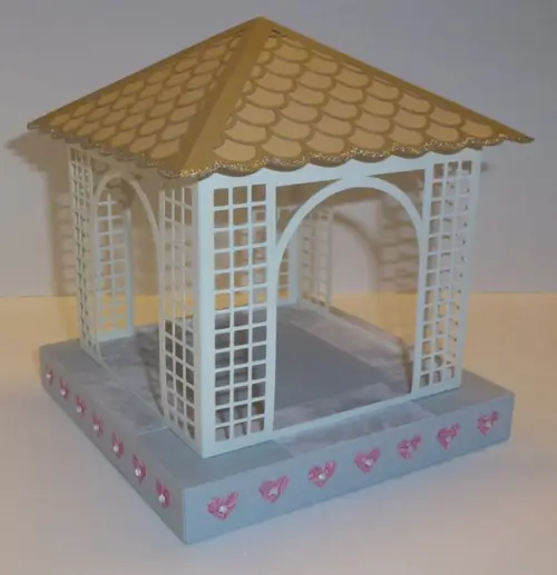 Arquivo de Corte Silhouette Coreto Gazebo 3d