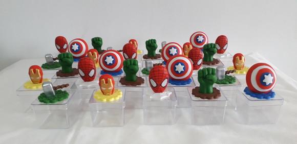 Lembrancinha Aniversário - Caixinha Acrílica -  os Vingadores