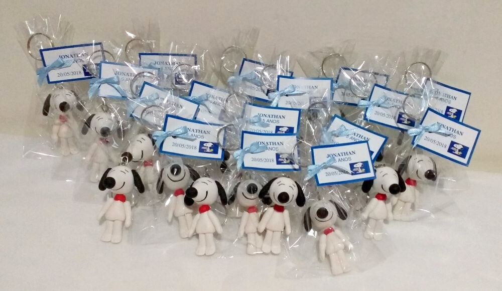 Lembrancinha Aniversário - Chaveiro do Snoopy