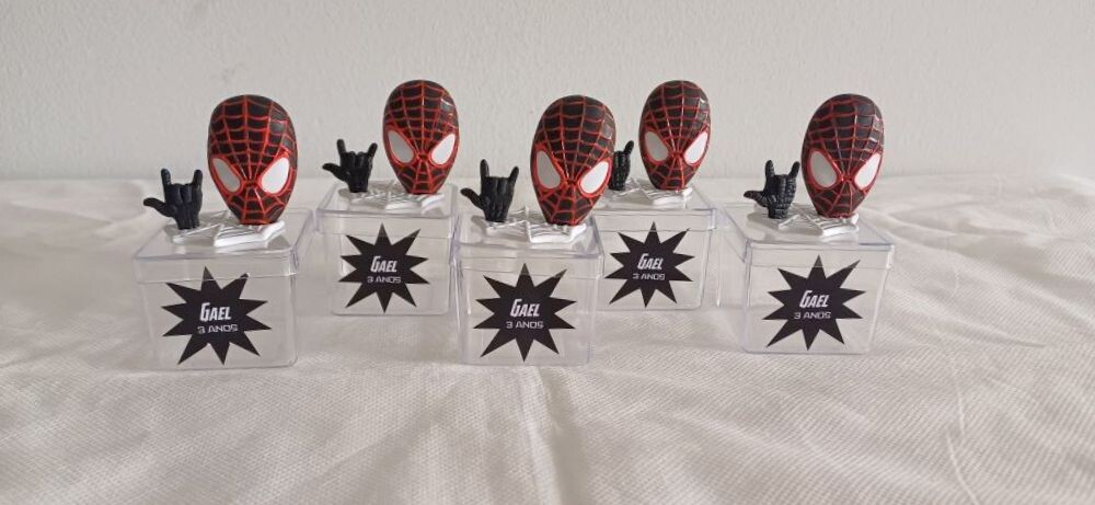 Lembrancinha Aniversário - Homem Aranha e Amigos