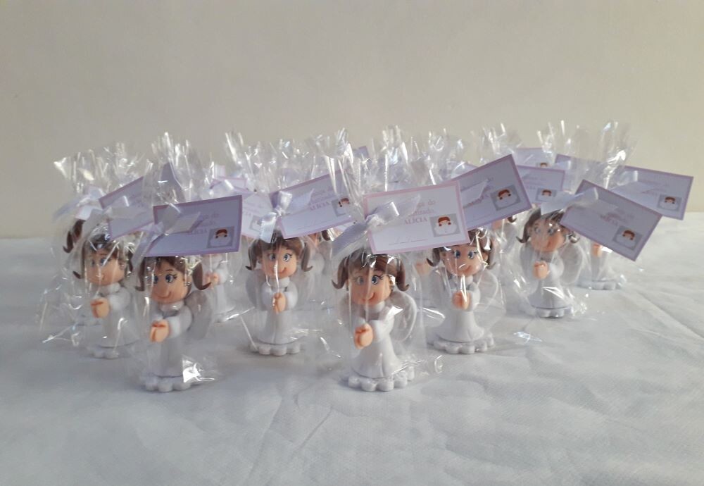 Lembrancinha Batizado - Anjinho de Biscuit