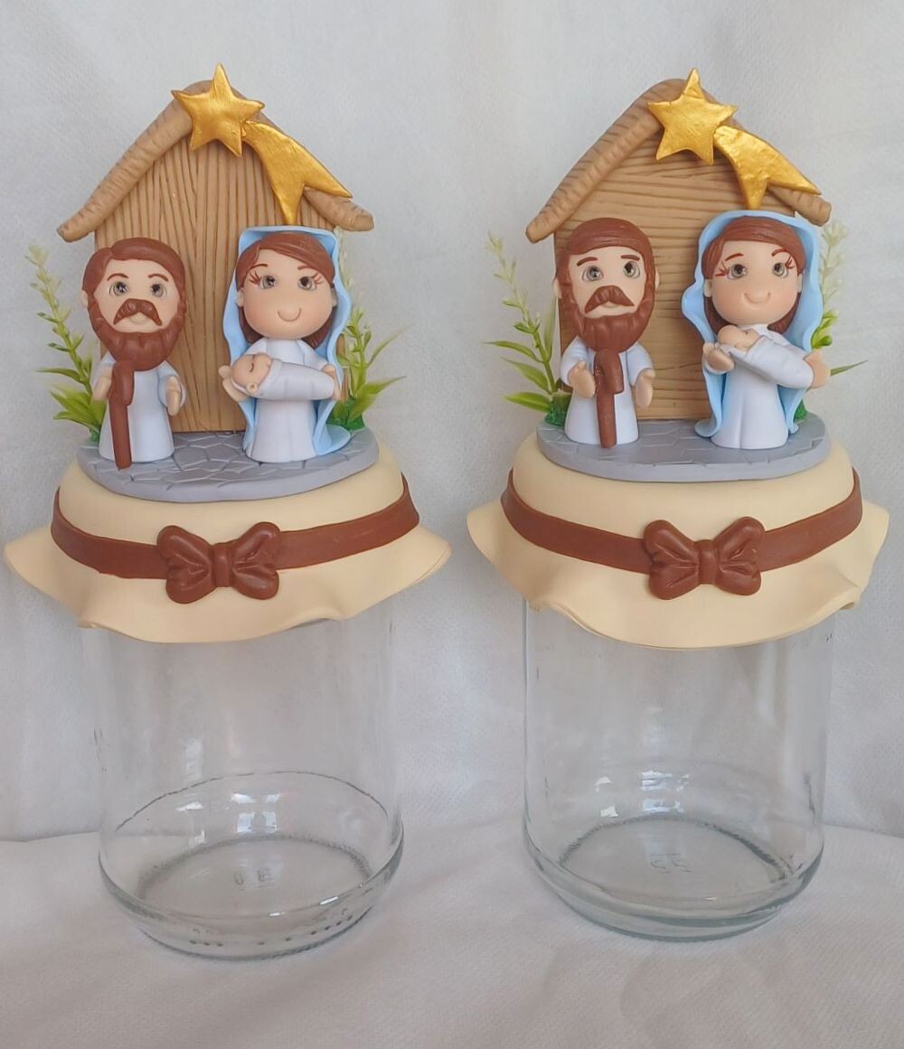 Pote Sagrada Família de Biscuit (500ml)
