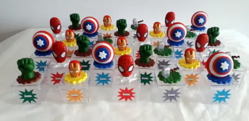 Lembrancinha Aniversário - Os Vingadores com Nome