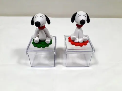 Lembrancinha Aniversário - Snoopy na Caixinha Acrílica