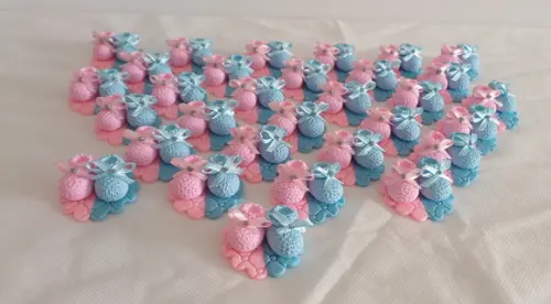 Lembrancinha Chá Revelação - Sapatinhos com Imã