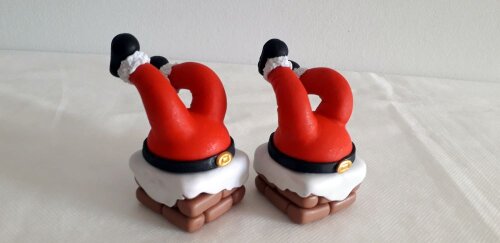 Papai Noel na Chaminé