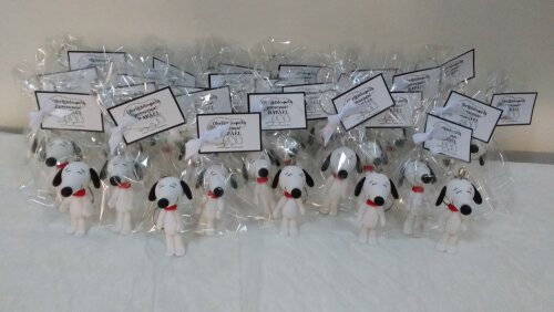 Lembrancinha Aniversário - Chaveiro do Snoopy