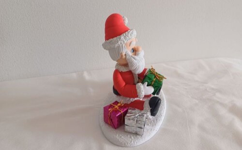 Papai Noel Sentado Vermelho