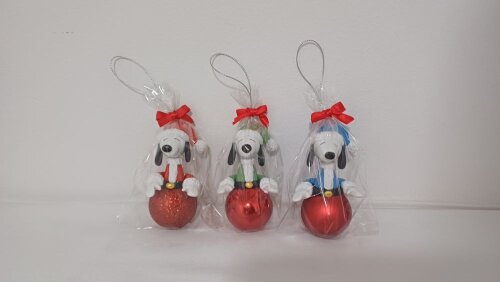 Snoopy na Bola de Natal