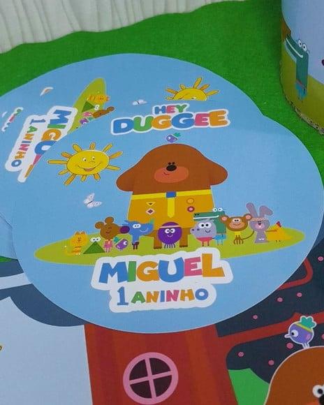 Adesivo para Lata de Leite 800g Hey Dugge