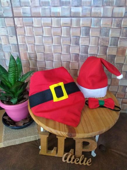 Bandana e gorro natal para pets