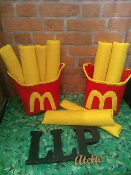 Batata frita em feltro
