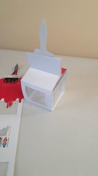 Caixa Acrílica com Lapela - Pintando o Sete