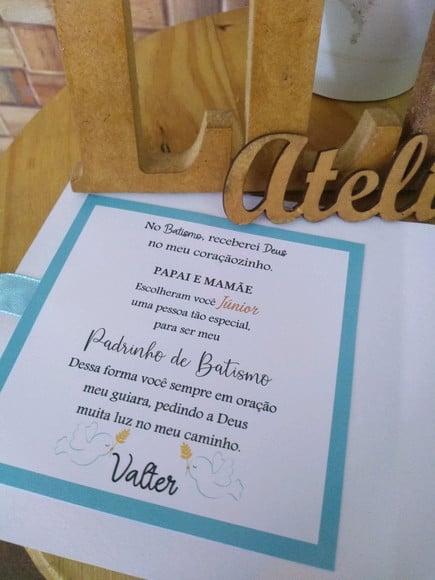 Caixa convite Batismo