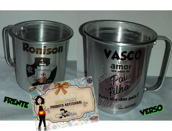 caneca de alumínio sublimada
